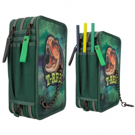 Dino World 3-vaks etui T-REX 12506