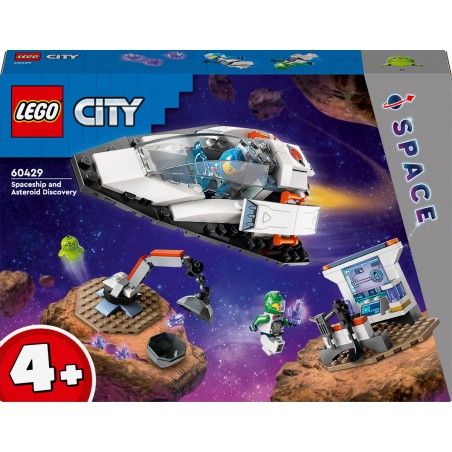 LEGO City 60429 Ruimteschip en ontdekking van astroïde