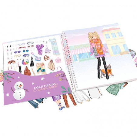 TOPModel Dress me up stickerboek WINTER WONDER 12722