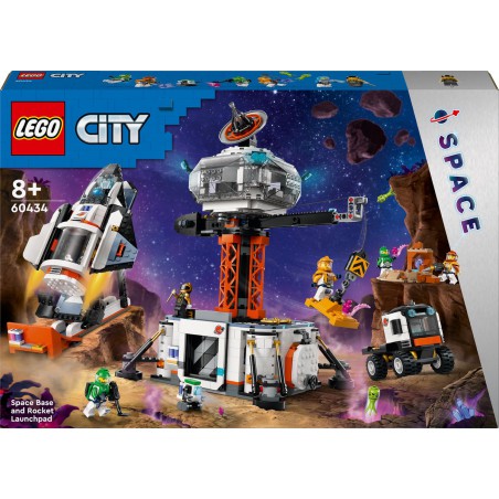 LEGO City 60434 Ruimtebasis en raketlanceringsplatform