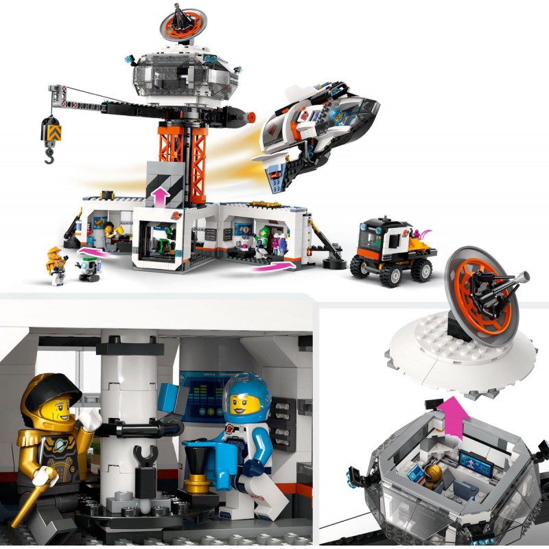 LEGO City 60434 Ruimtebasis en raketlanceringsplatform