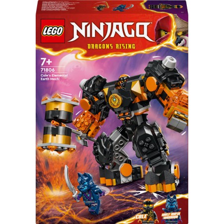 LEGO NINJAGO 71806 Cole's elementaire aardemecha