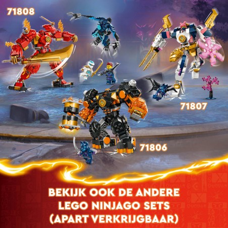 LEGO NINJAGO 71806 Cole's elementaire aardemecha