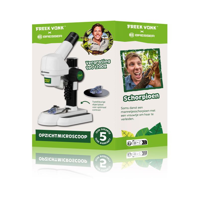 Freek Vonk, Opzicht microscoop