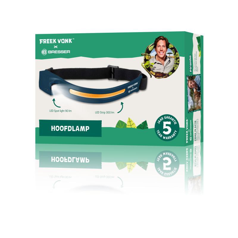 Freek Vonk, Hoofdlamp met LED