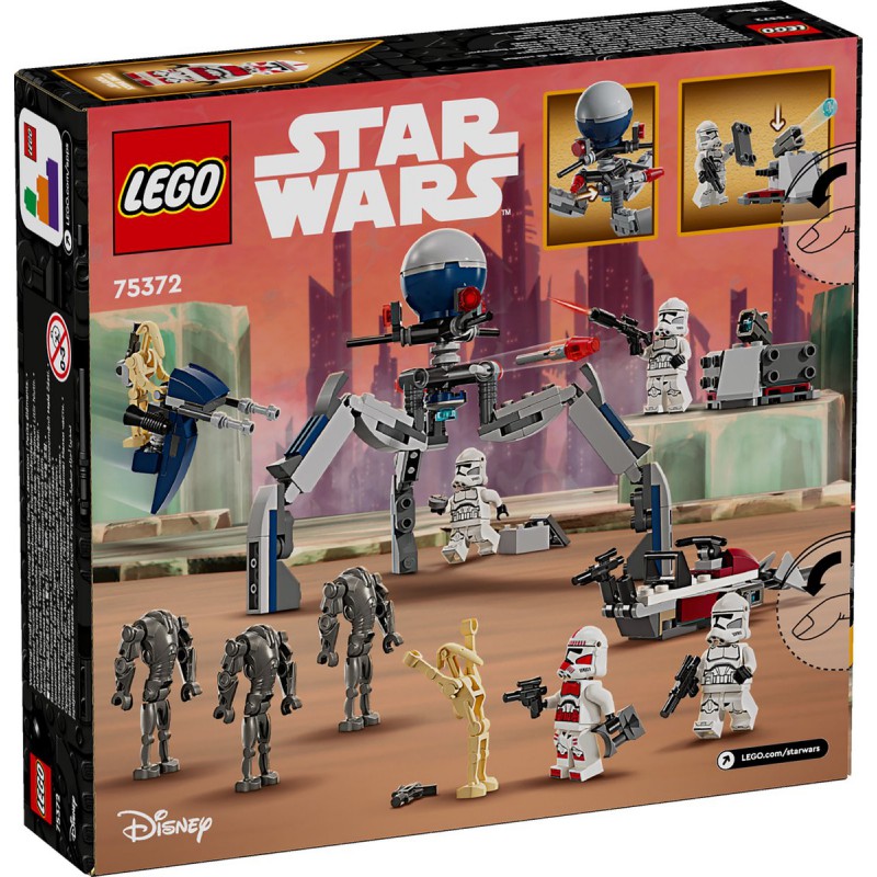 LEGO STAR WARS - 75372 Clone Trooper & Battle Droid battle pack