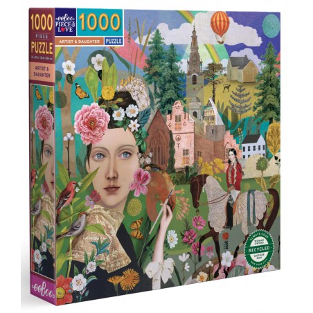 Artist & Daughter Eeboo 1000 stukjes  puzzel