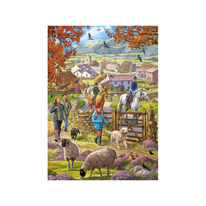 Autumn walk Otter House 1000 stukjes puzzel
