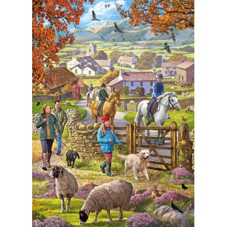 Autumn walk Otter House 1000 stukjes puzzel