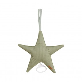 Ster muziekdoos pure olive, Little Dutch