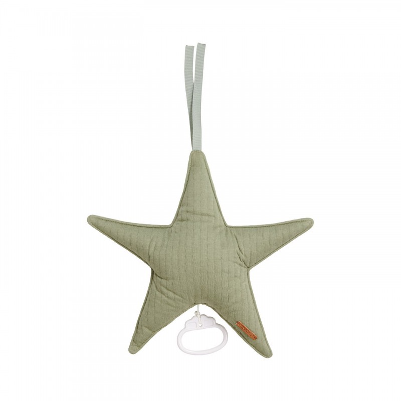 Ster muziekdoos pure olive, Little Dutch