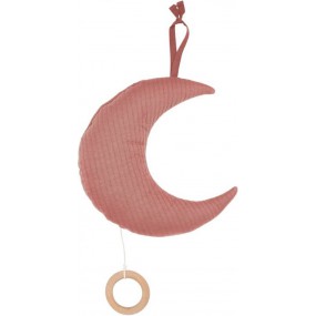 Maan muziekdoosje pure pink blush, Little Dutch