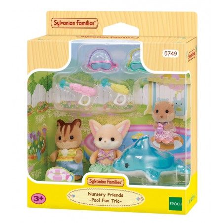 Sylvanian Families - Trio peutervriendjes zwembad fun 5749