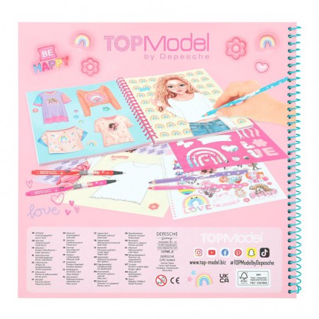 TOPModel T-Shirt designer kleurboek 12769