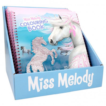 Miss Melody Kleurboek met pailletten 12756