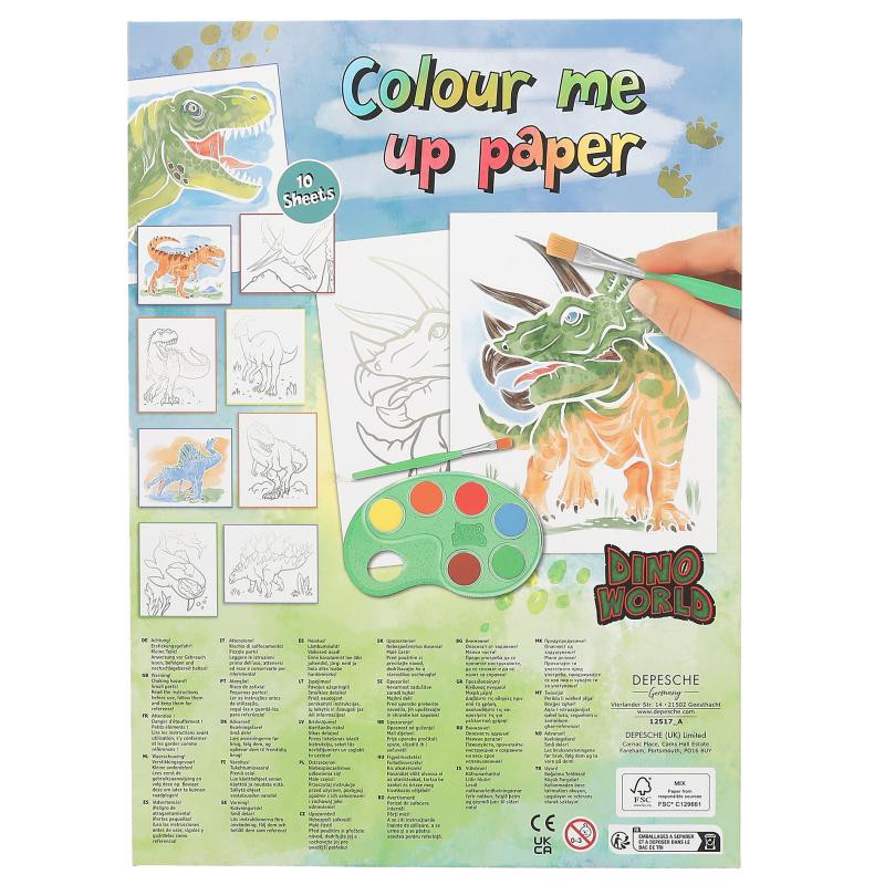 Dino World Colour me up paper 12517