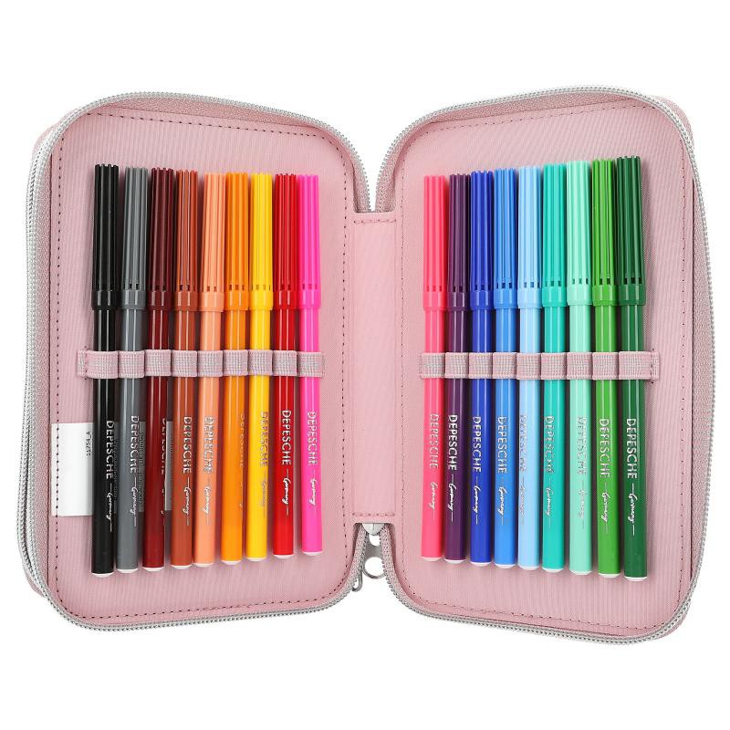 TOPModel 3-vaks etui katje 11754