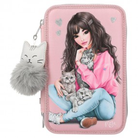 TOPModel 3-vaks etui katje 11754