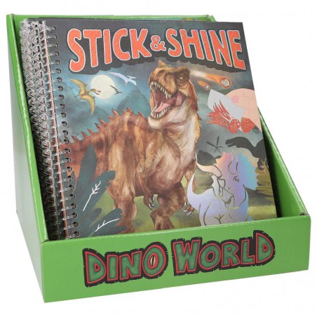 Dino World Kleurboek stick&shine 12473