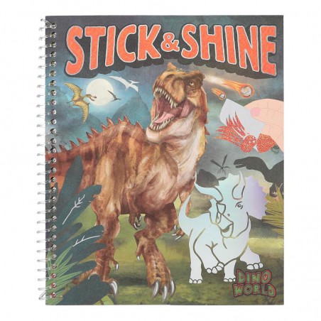 Dino World Kleurboek stick&shine 12473