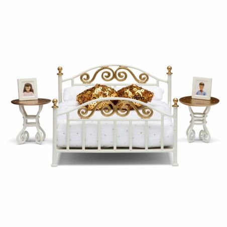 Lundby Smaland bed (wit/goud)