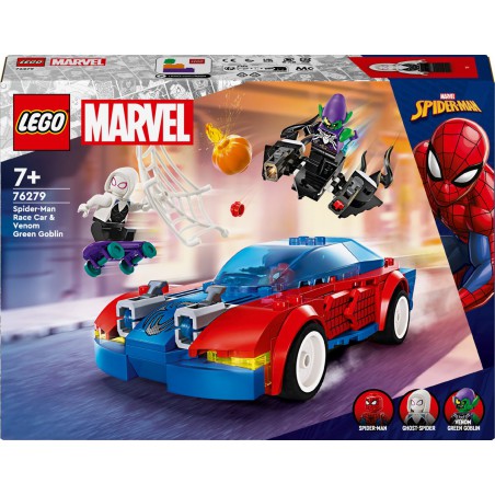 LEGO MARVEL - 76279 Spider-Man racewagen en Venom Green Goblin