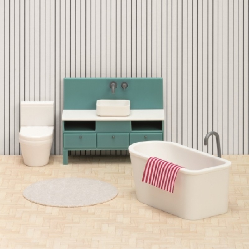 Lundby Basic badkamer set
