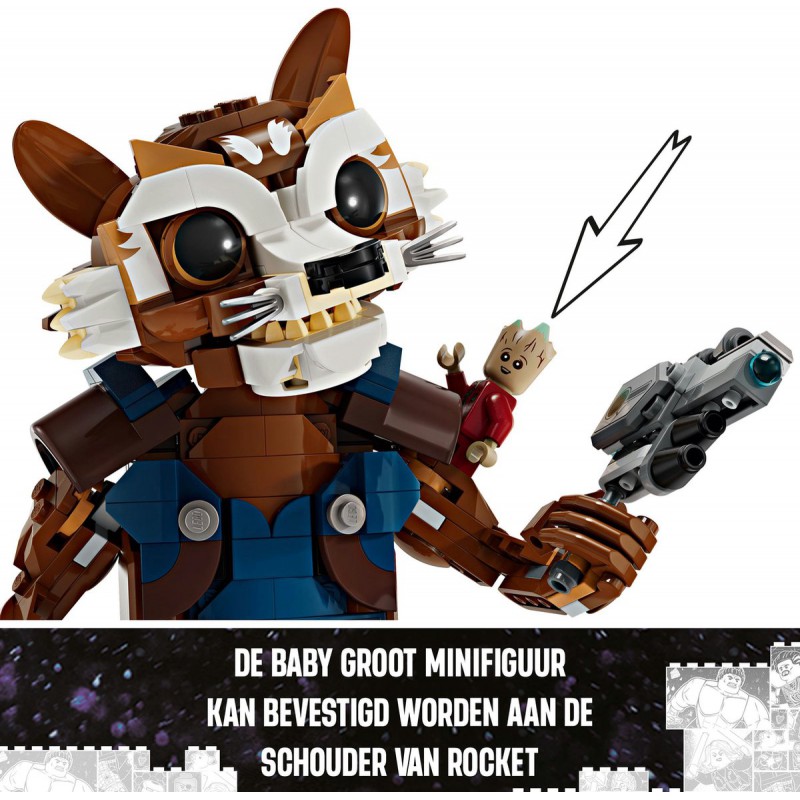LEGO MARVEL - 76282 Rocket en Baby Groot