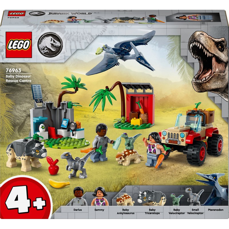 LEGO JURASSIC WORLD -  Reddingscentrum voor babydinosaurussen 76963