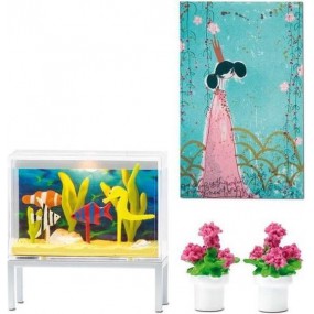 Lundby Smaland aquarium en bloempotten