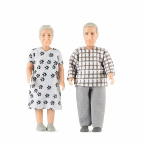 Lundby Poppenhuisfiguren opa&oma jamie