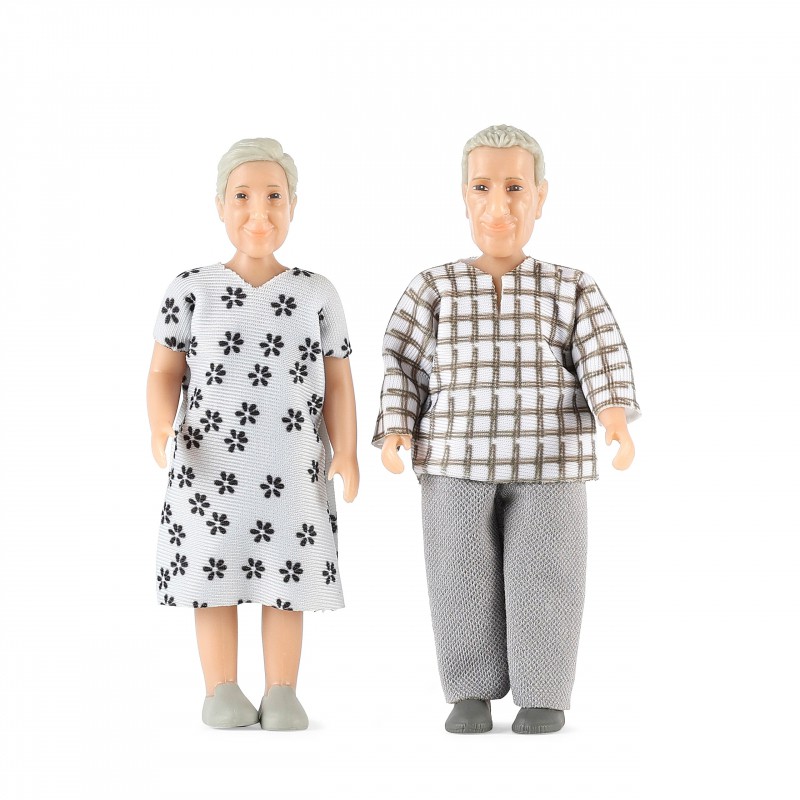Lundby Poppenhuisfiguren opa&oma jamie
