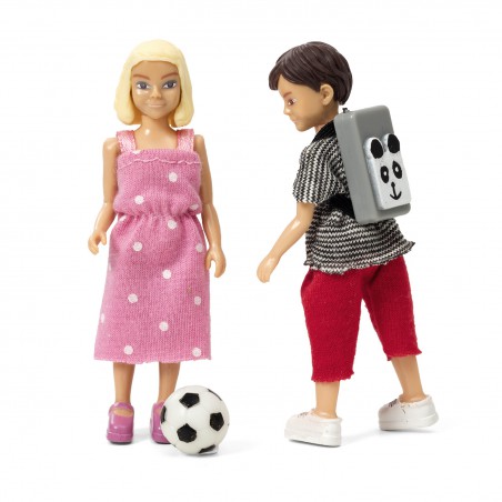 Lundby Twee schoolkinderen