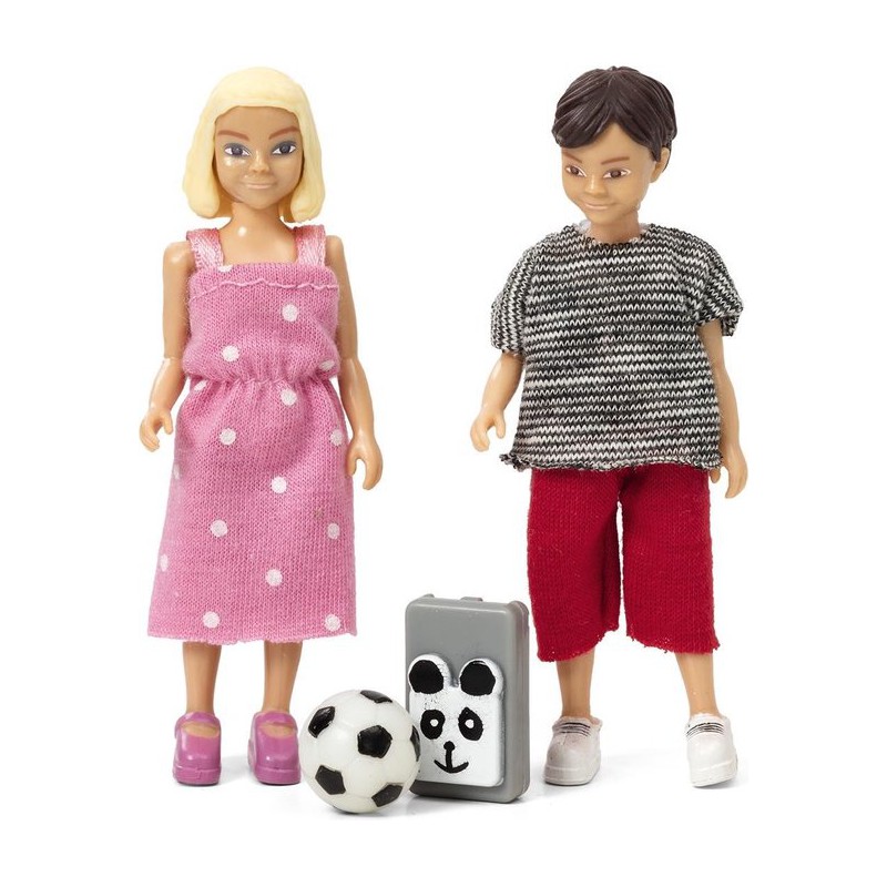 Lundby Twee schoolkinderen