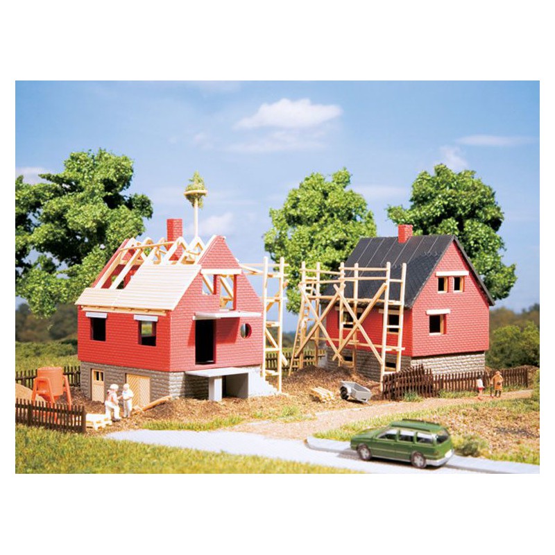 Huis in aanbouw, H0 Auhagen (12215)