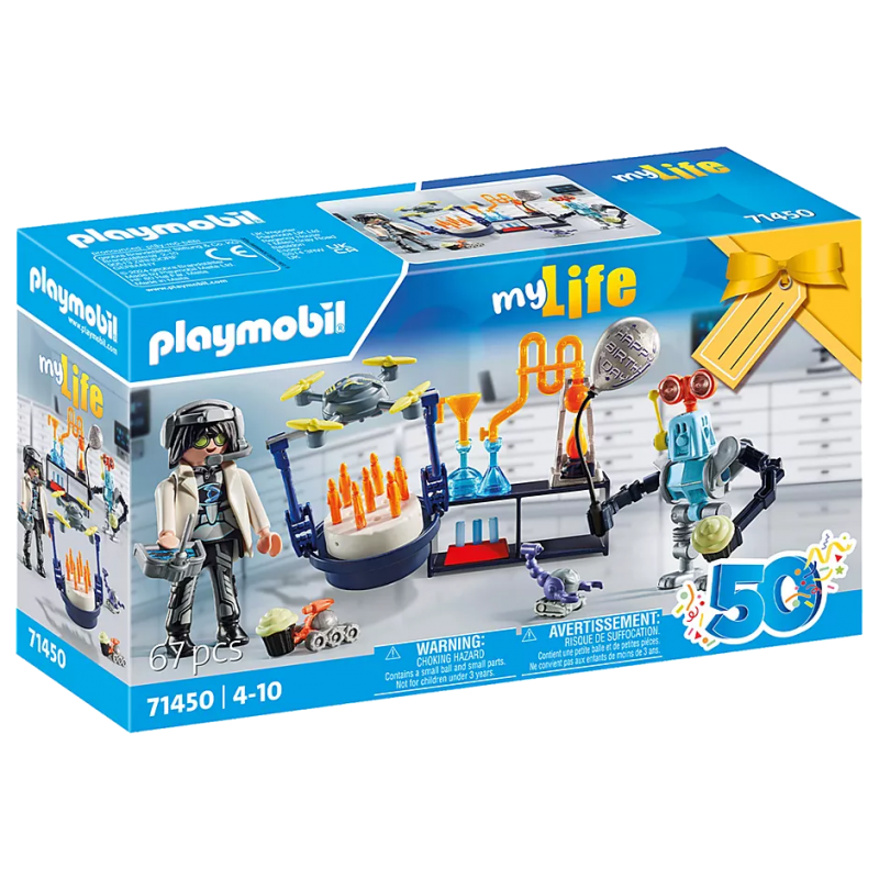 Playmobil - My Life, onderzoekers met robots