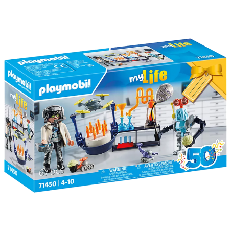 Playmobil - My Life, onderzoekers met robots