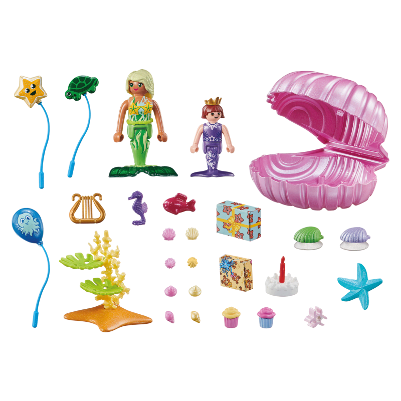 Playmobil - Princess Magic, zeemeermin verjaardagsfeestje
