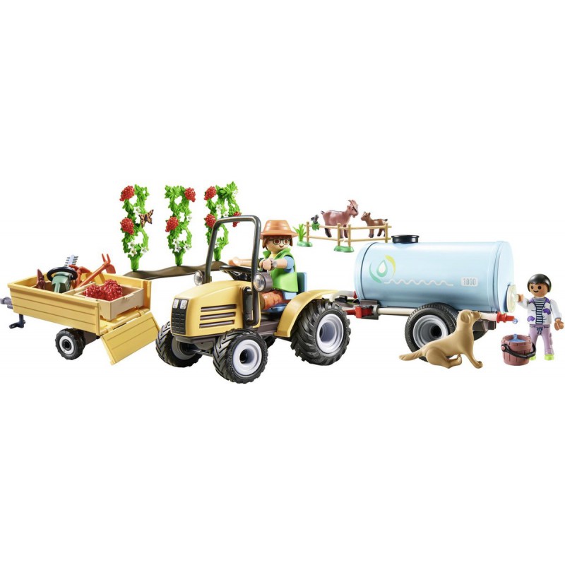 Playmobil Country - Tractor met aanhanger en watertank 71442