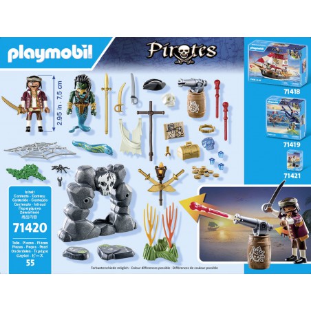 Playmobil - Pirates, schatzoeken 71420