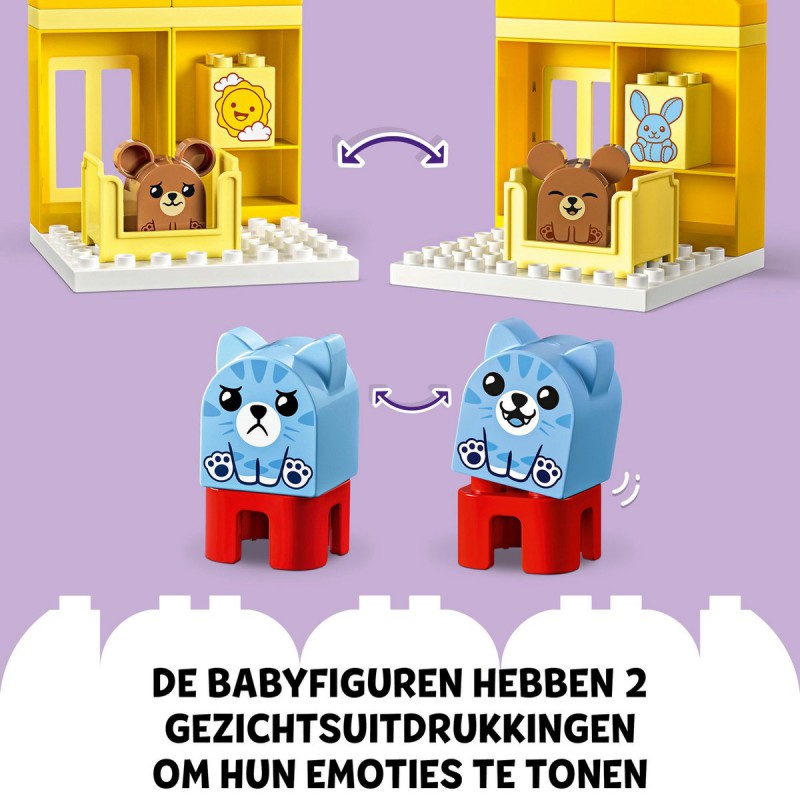 LEGO DUPLO - 10414 Dagelijkse gewoontes - eten en slapen