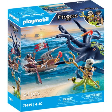 Playmobil - Pirates, gevecht tegen de reuzenoctopus 71419