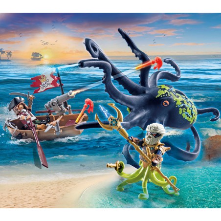 Playmobil - Pirates, gevecht tegen de reuzenoctopus 71419