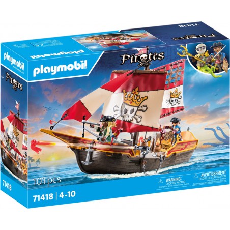 Playmobil - Pirates, piratenschip 71418