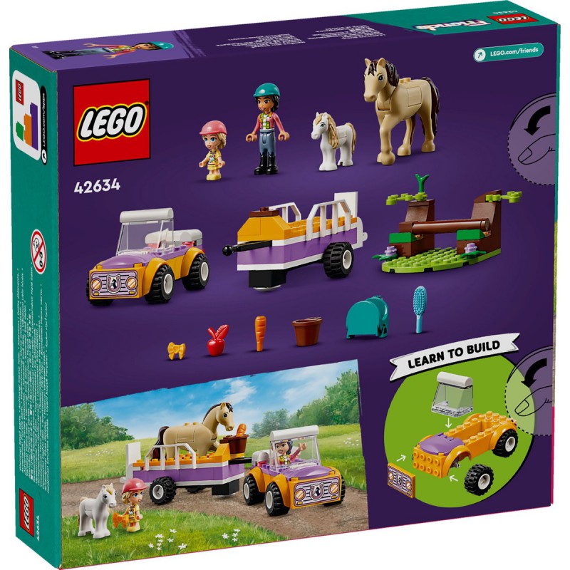 LEGO FRIENDS - 42634 Paard en pony aanhangwagen