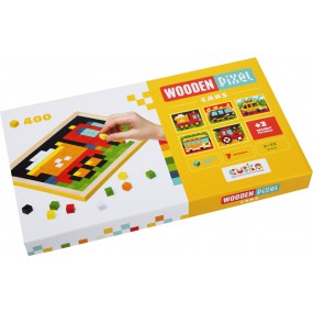Cubika, houten pixel, Voertuigen, 400stukjes