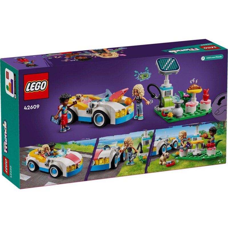 LEGO FRIENDS - 42609 Elektrische auto en oplaadpunt