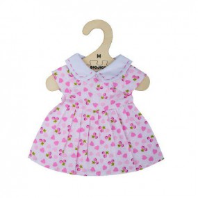Roze jurk met hartjes medium, Bigjigs toys