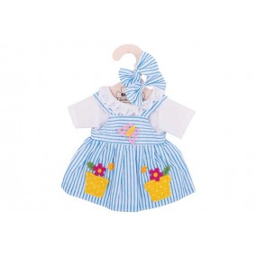 Blauwe streepjes jurk medium, Bigjigs toys