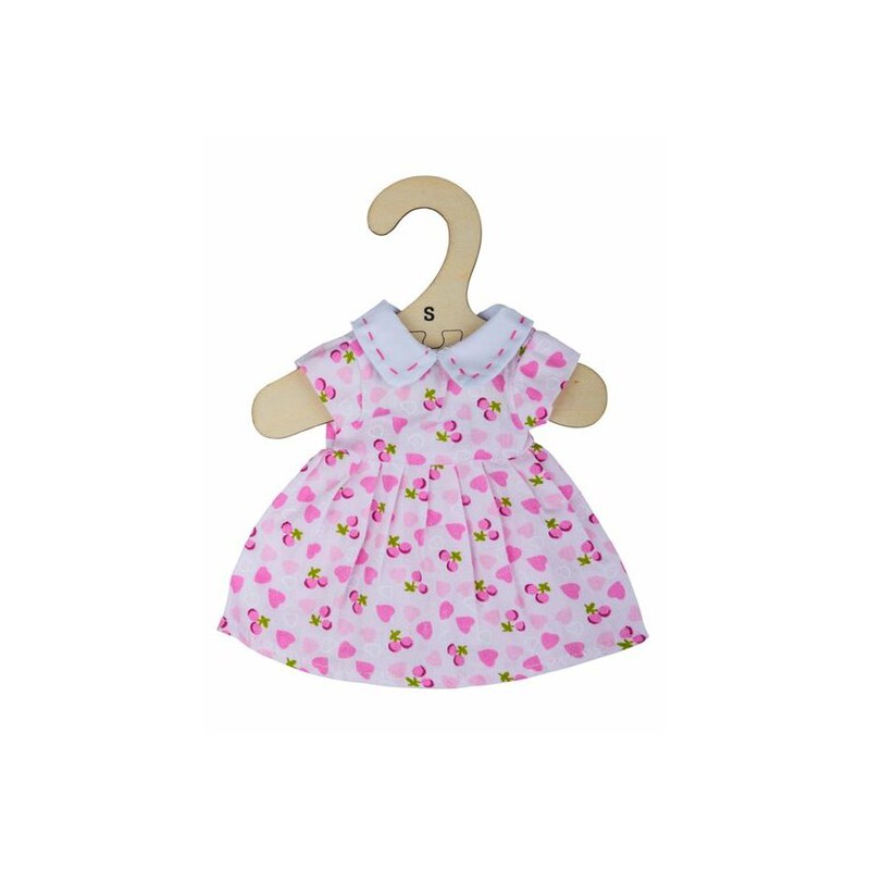 Roze jurk met roze hartjes small, Bigjigs toys